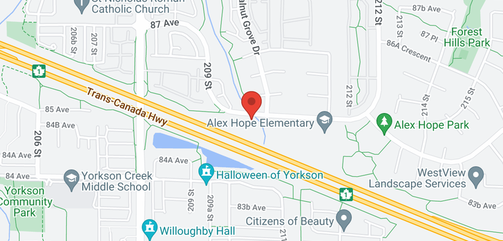 map of 503 20367 85 AVENUE